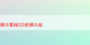 探秘烟斗客栈222的独特烟斗丝世界