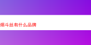 深度剖析：知名烟斗丝品牌及其独特风味