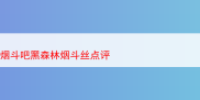 深度剖析：烟斗吧黑森林烟斗丝全方位点评